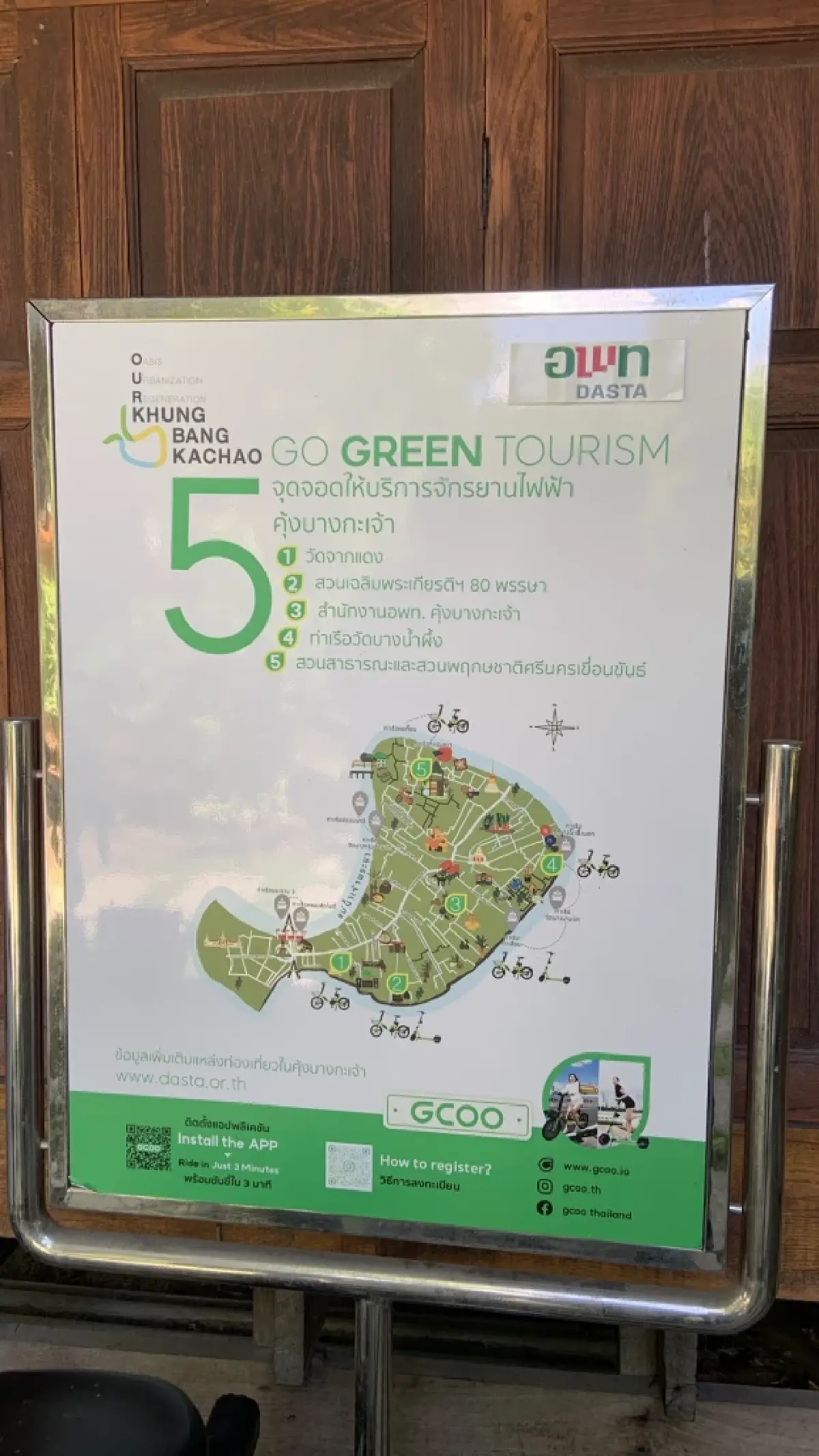 ปั่นจักรยานไฟฟ้าเที่ยวคุ้งบางกะเจ้า สัมผัสเส้นทางคาร์บอนต่ำกลางปอดเมือง