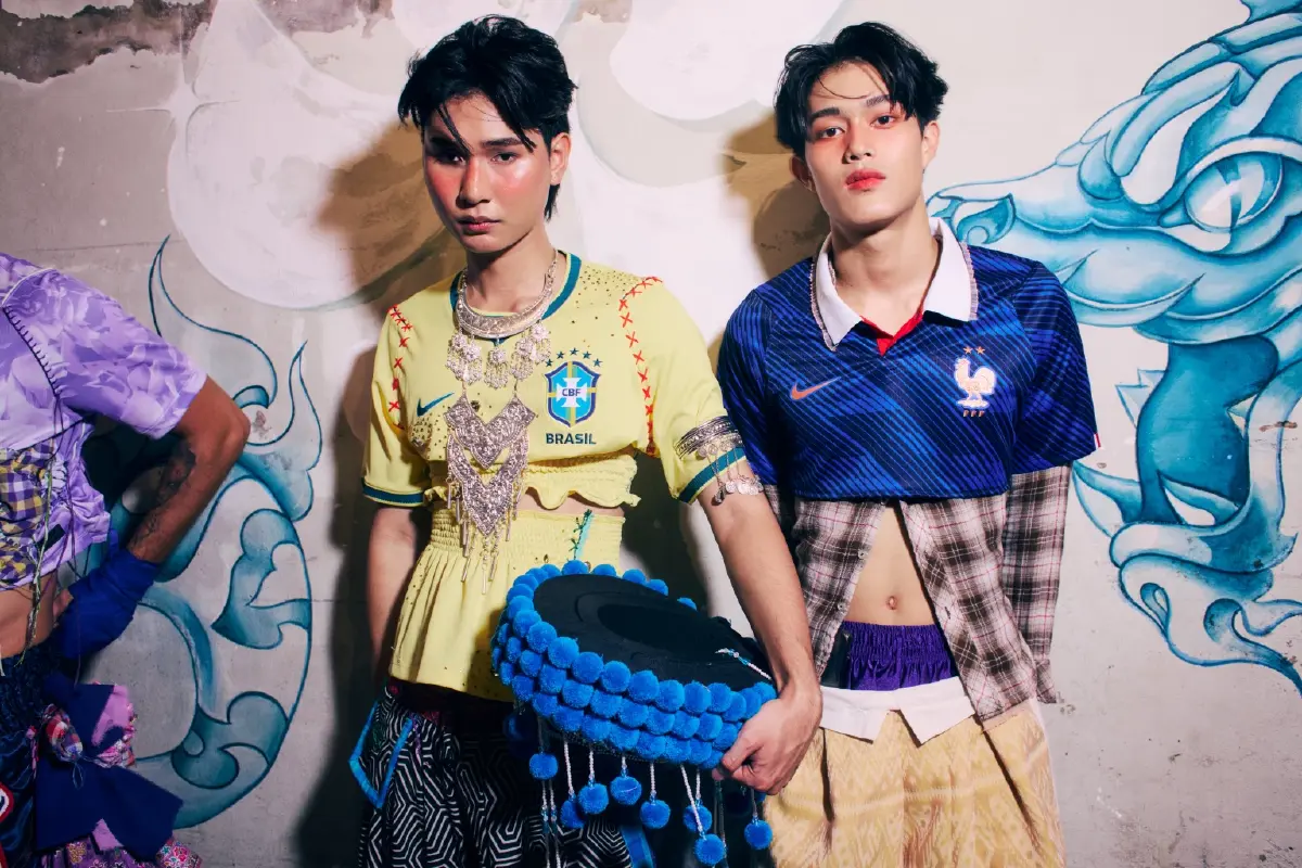 Nike พลิกโฉมถนนทรงวาดเป็นรันเวย์แฟชั่นฟุตบอลสุดตระการตา