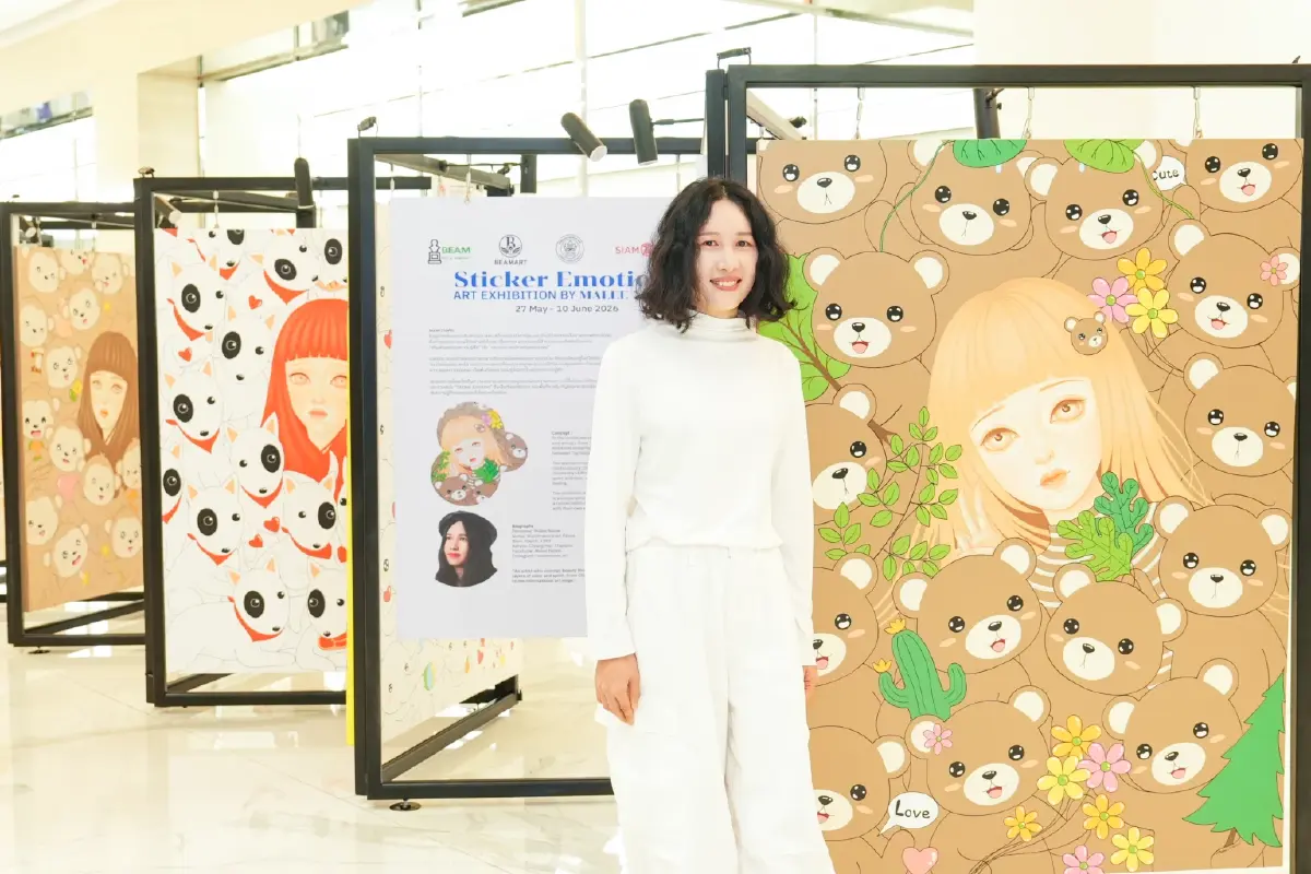 สยาม ทาคาชิมายะ จัดนิทรรศการ Sticker Emotion ฮีลใจคนเมือง