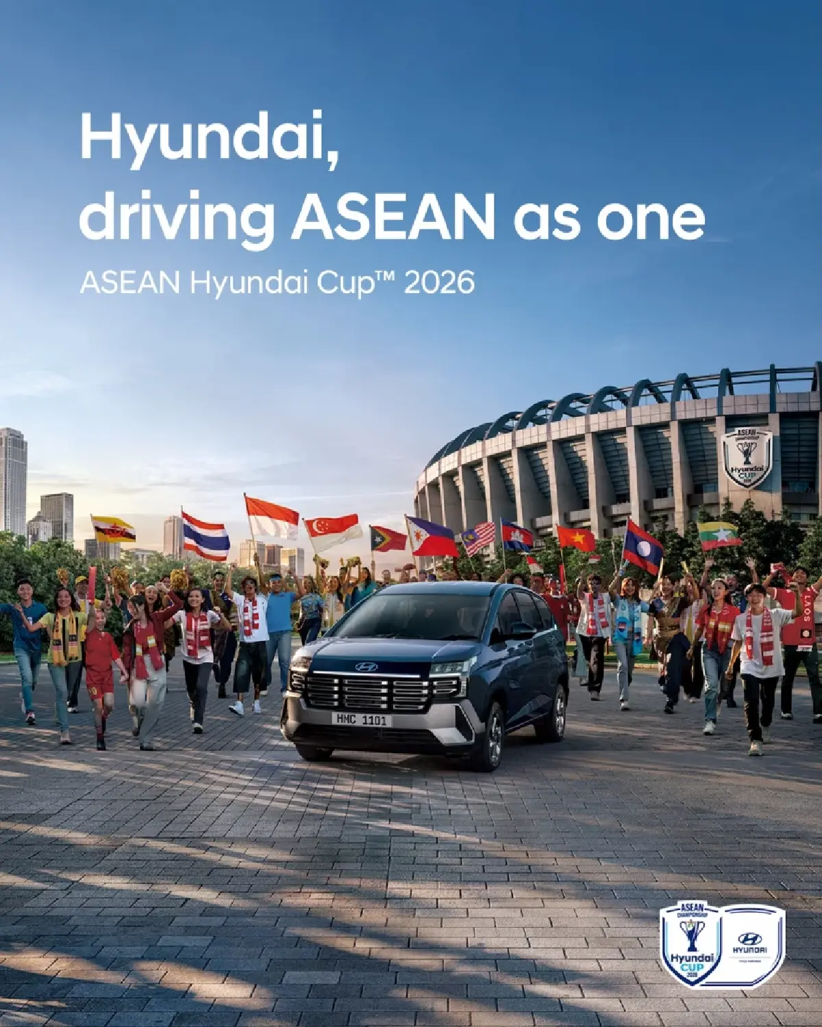 ฮุนไดจุดไฟศึกลูกหนังอาเซียน เปิดแคมเปญ “Driving ASEAN as One”  รับ Hyundai Cup™ 2026