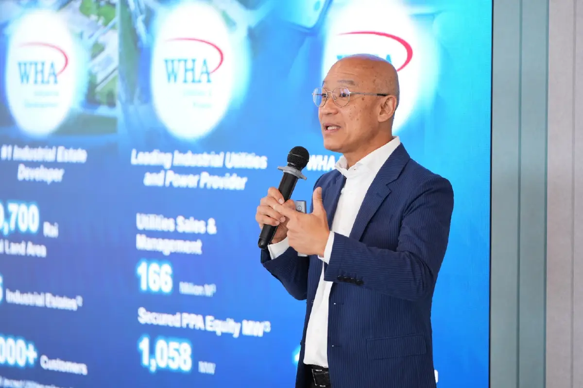 WHA Group เดินหน้าขับเคลื่อนเศรษฐกิจสีเขียว และเทคโนโลยีเพื่อสิ่งแวดล้อม