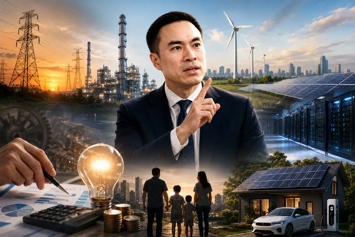 ส่องแผนพลังงาน "เอกนัฏ" กับโจทย์ใหญ่ พาประชาชนสู่ค่าไฟ 3 บาท