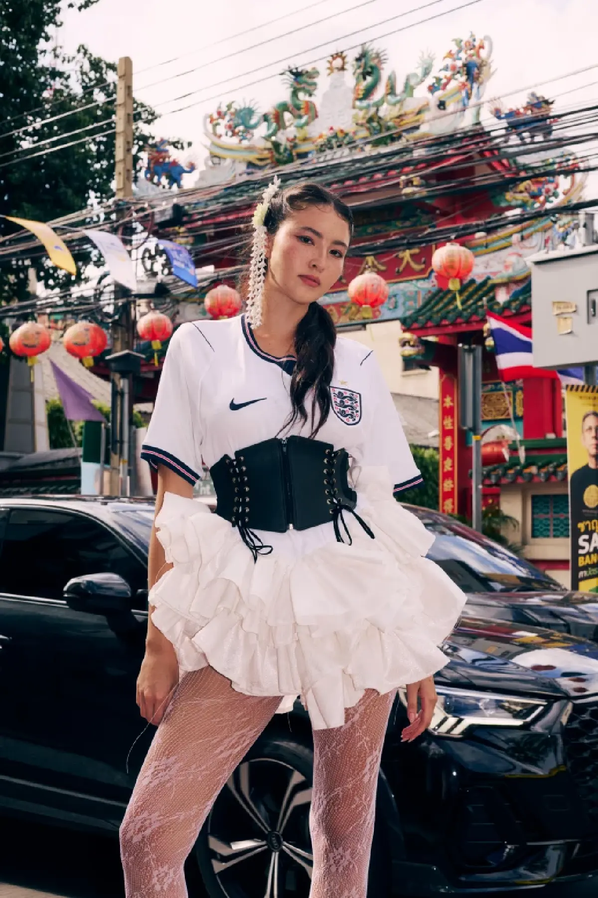 Nike พลิกโฉมถนนทรงวาดเป็นรันเวย์แฟชั่นฟุตบอลสุดตระการตา