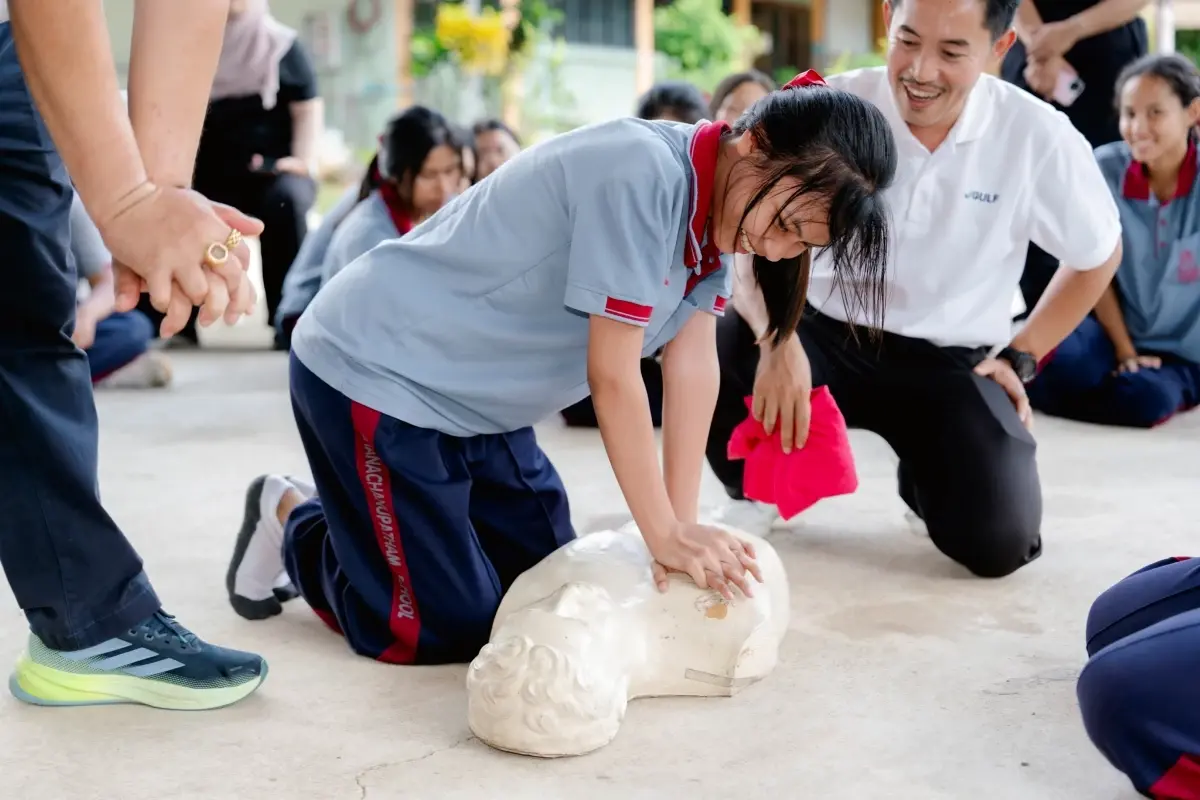 GULF จัดกิจกรรม GULF Care ติวเยาวชน อ.จะนะ รับมือน้ำท่วม-ภัยพิบัติอย่างถูกวิธี
