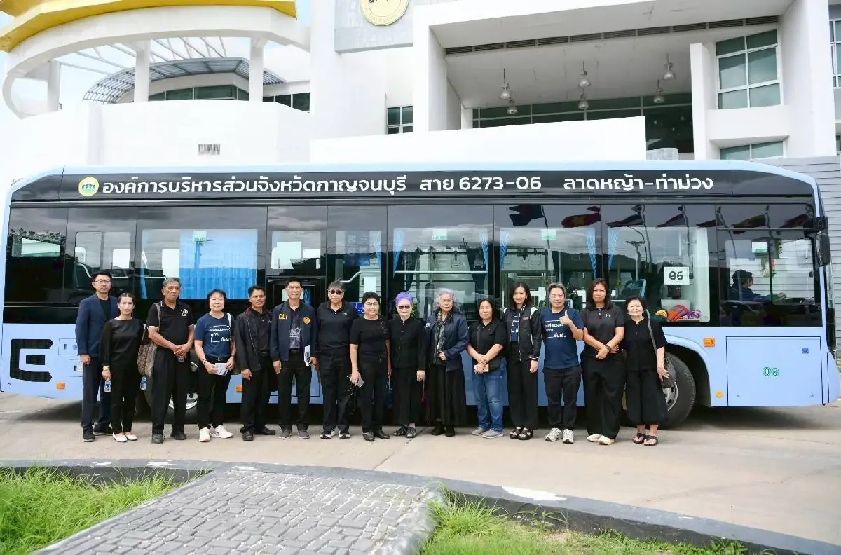 สภาผู้บริโภคชูต้นแบบ ‘EV Bus กาญจนบุรี’ ปลุกอนาคตขนส่งท้องถิ่น