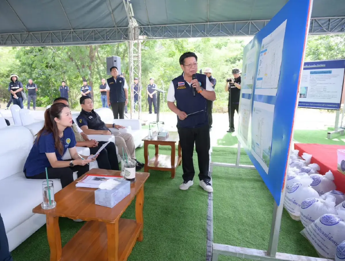 รมช.เกษตรฯ เร่งระบบส่งน้ำอ่างห้วยแม่ท้อ ดันน้ำถึงพื้นที่เกษตร หนุนเกษตรกรตากยั่งยืน