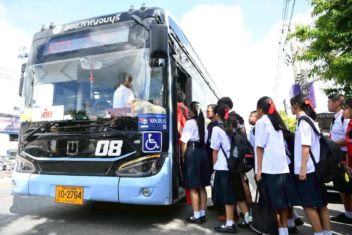 สภาผู้บริโภคชูต้นแบบ ‘EV Bus กาญจนบุรี’ ปลุกอนาคตขนส่งท้องถิ่น