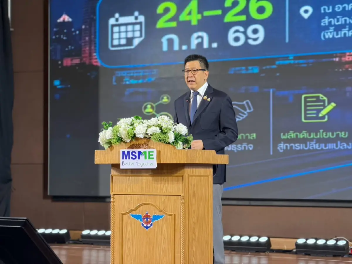 “เอกนิติ” รับ สมุดปกน้ำเงิน สมาพันธ์ SME ปลดล็อกปัญหา ดันสู่วาระแห่งชาติ