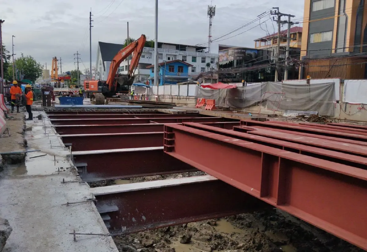 รถไฟฟ้าสายสีส้มคืบหน้า 34.99% เตรียมขุดอุโมงค์ปี 2570