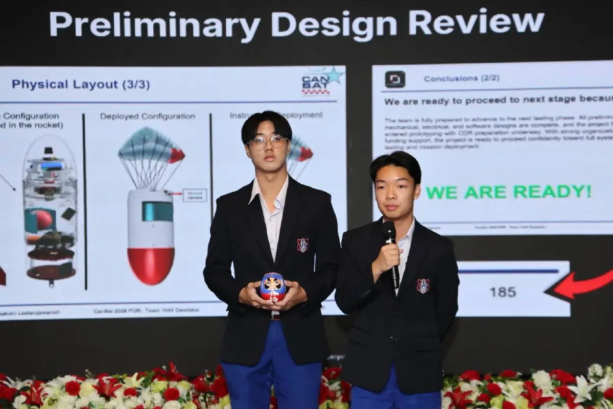 เด็กไทยผงาด! พาทีม DAEDALUS คว้าแชมป์โลกการแข่งขัน CanSat 2026