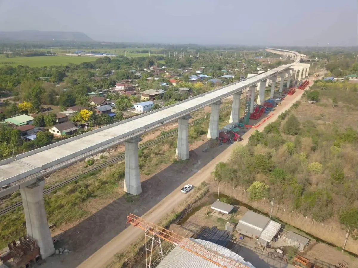 คมนาคมเร่งรถไฟความเร็วสูงไทย–จีน ดันเฟส 1 คืบ 55% ประมูลเฟส 2 ปลายปีนี้