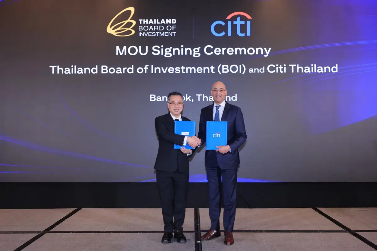 ซิตี้-บีโอไอ หนุน FDI สู่ประเทศไทย