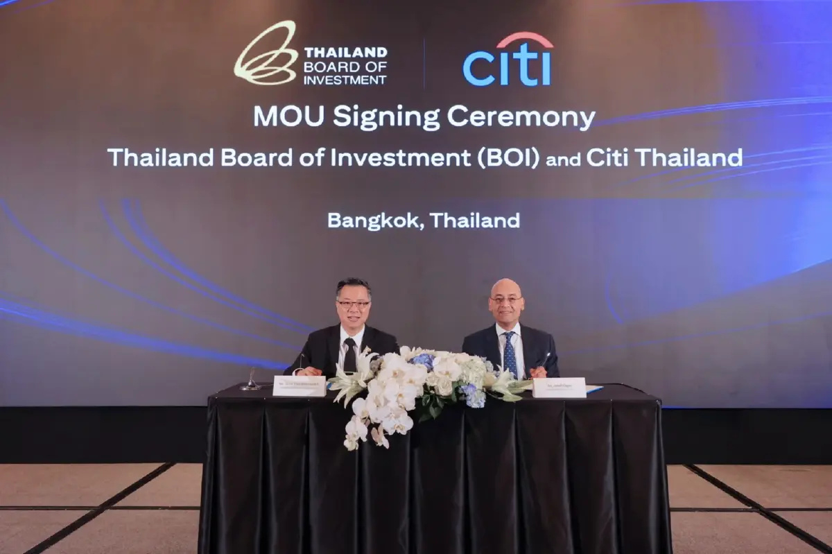 ซิตี้-บีโอไอ หนุน FDI สู่ประเทศไทย
