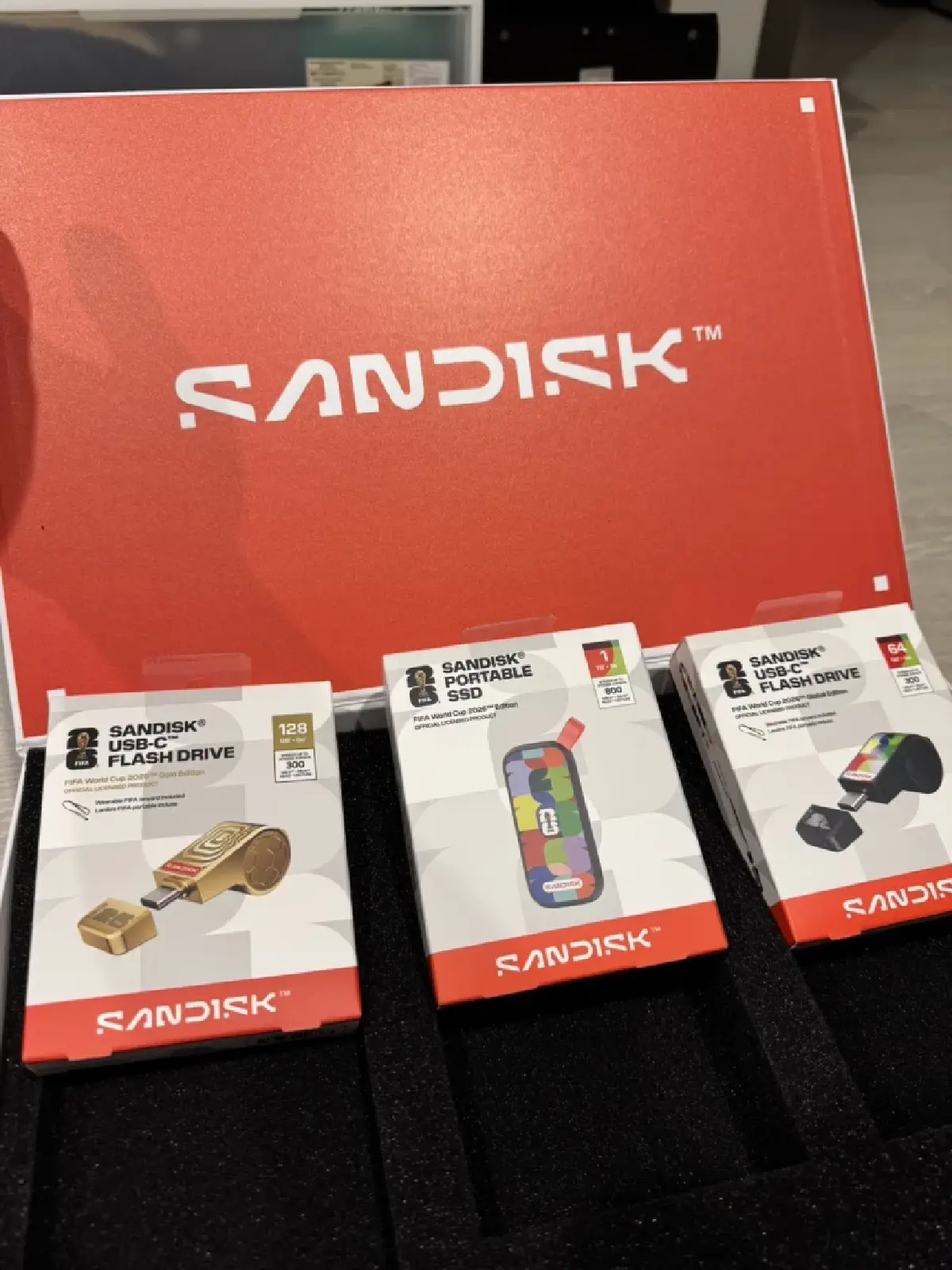 เอาใจสายบอล SanDisk FIFA World Cup 2026 ลิขสิทธิ์แท้ฟุตบอลโลก สายสะสมต้องมี