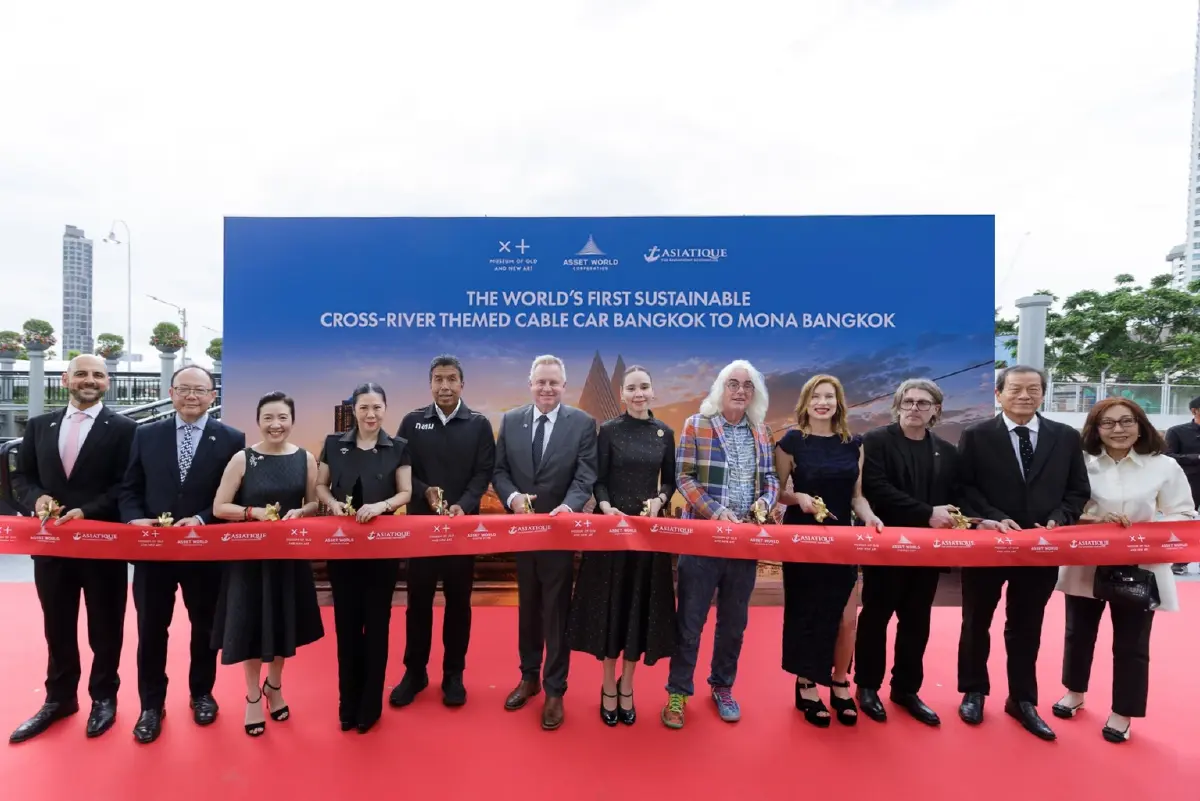 AWC ผุดเคเบิ้ลคาร์รักษ์โลกข้ามเจ้าพระยาสู่ MONA Bangkok