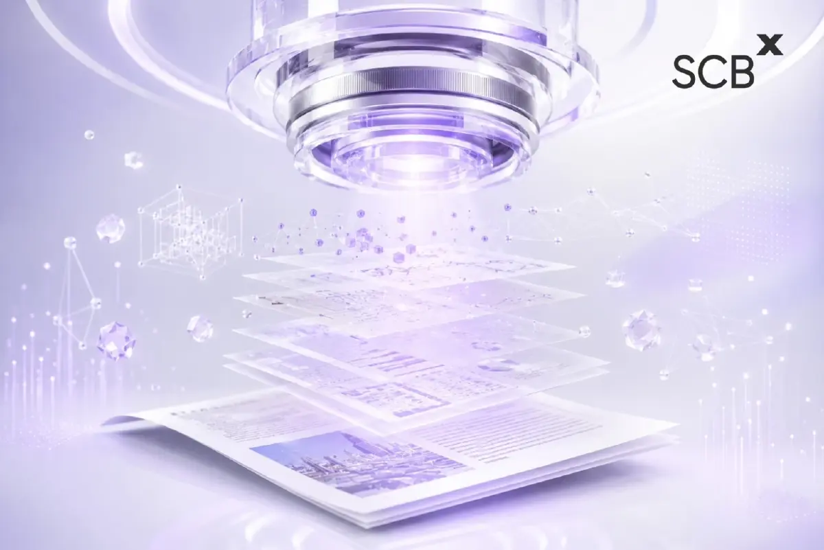 SCBX เปิดตัว “CORA” AI Analyst วิเคราะห์เอกสารการเงินไทย ยกระดับ Document Intelligence พร้อมยื่นจดสิทธิบัตร