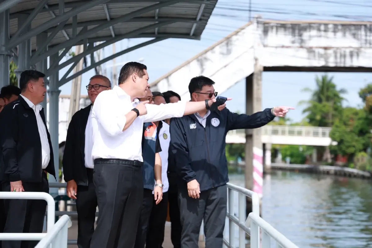 "สรรเพชญ" พลิกโฉมคมนาคมทางน้ำ ดัน School & Taxi Boat แก้รถติด-หนุนเที่ยว นำร่องคลองภาษีเจริญ