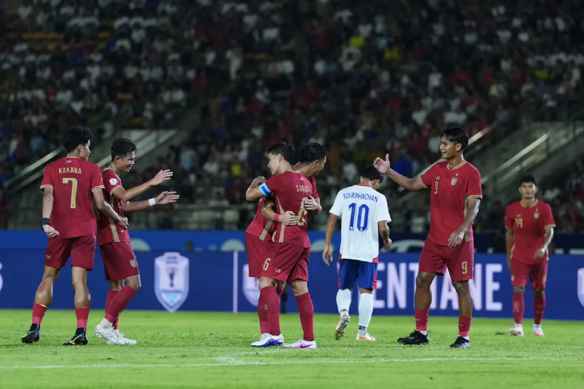 ผลบอล! ช้างศึกฟอร์มดุ! ไทย ถล่ม สปป.ลาว 5-0 ประเดิมอาเซียน คัพ
