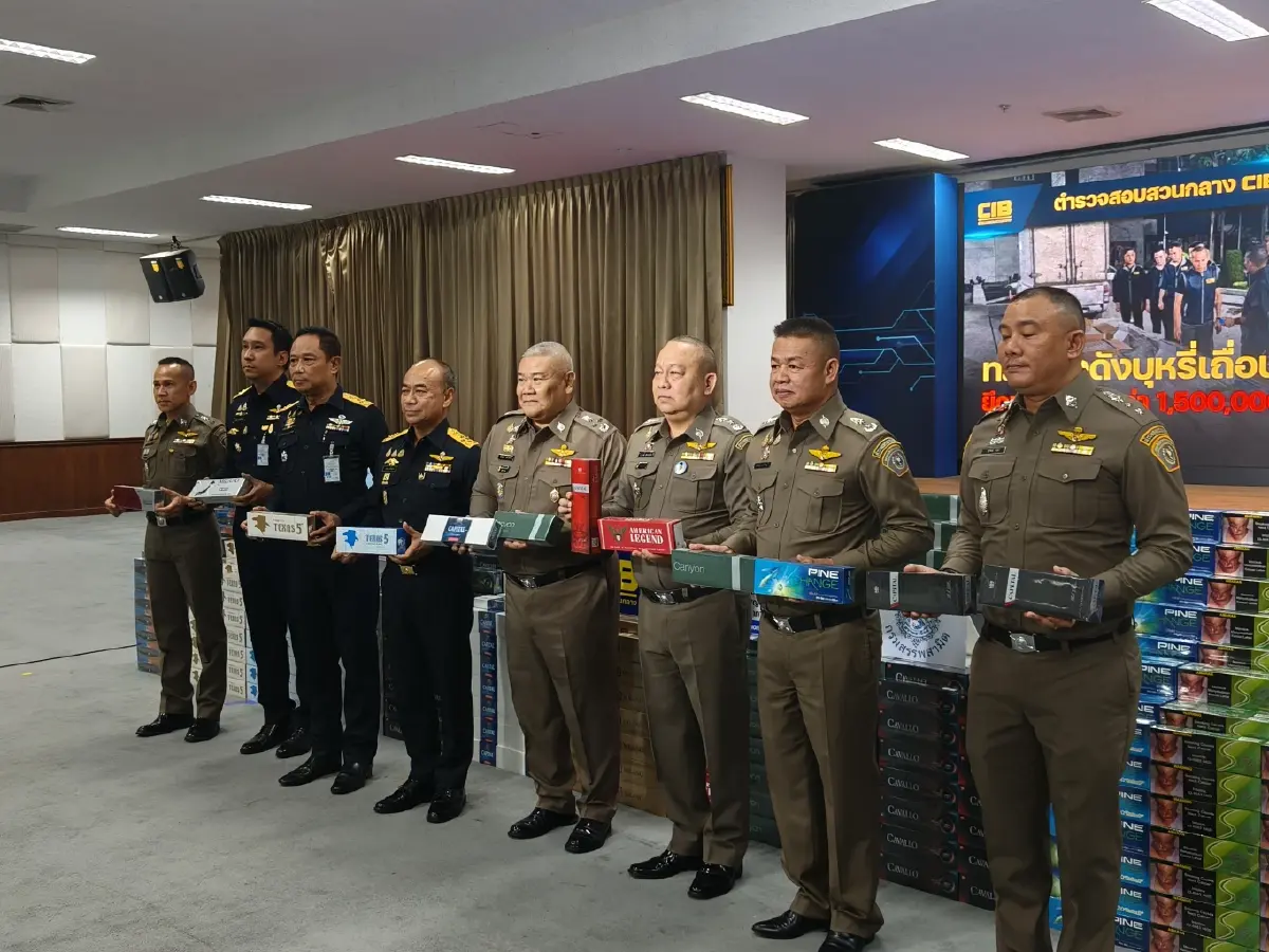 ทลายโกดังบุหรี่ หนีภาษีโคราช ยึด บุหรี่เถื่อน 1.5 ล้าน มวน เสียหายร่วม 4 ล้าน
