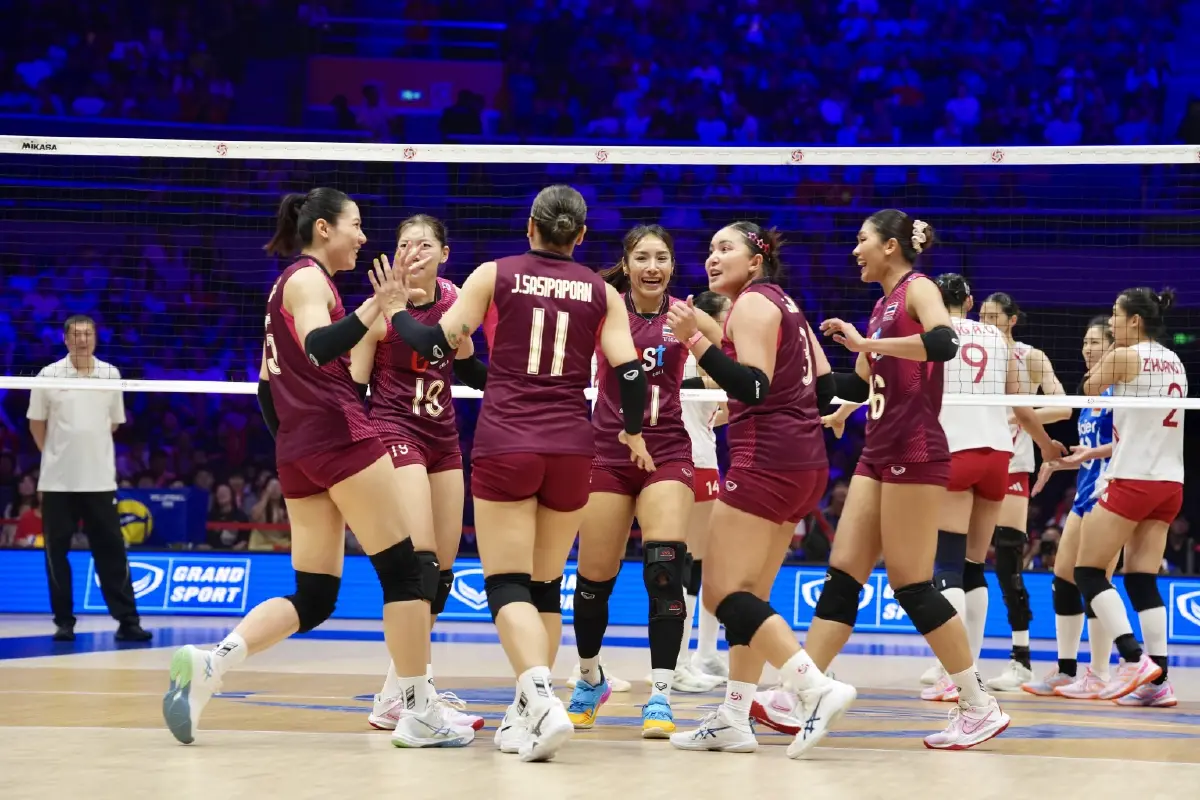 ผลวอลเลย์บอลสาวไทย ตบชนะจีน 3-2 เซต คว้าแชมป์เอเชีย ซิวตั๋วโอลิมปิกครั้งแรก