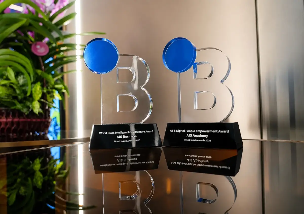 AIS คว้า 2 รางวัลใหญ่ Brand Inside Awards 2026 ตอกย้ำการขับเคลื่อนดิจิทัลอัจฉริยะและสร้างคนสู่ยุค AI