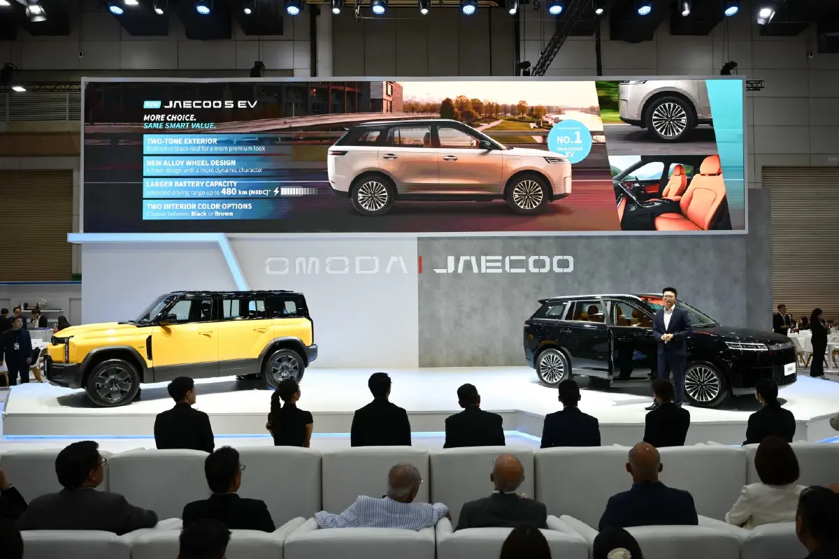 JAECOO 5 EV ULTRA เริ่มต้น 6.69 แสน ชูแบตอึด วิ่งไกล 480 กม.
