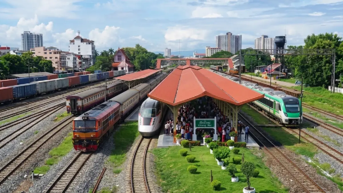ภาพจำลองรถไฟต้นแบบ DEMU นวัตกรรมระบบรางไฮบริดของการรถไฟแห่งประเทศไทย