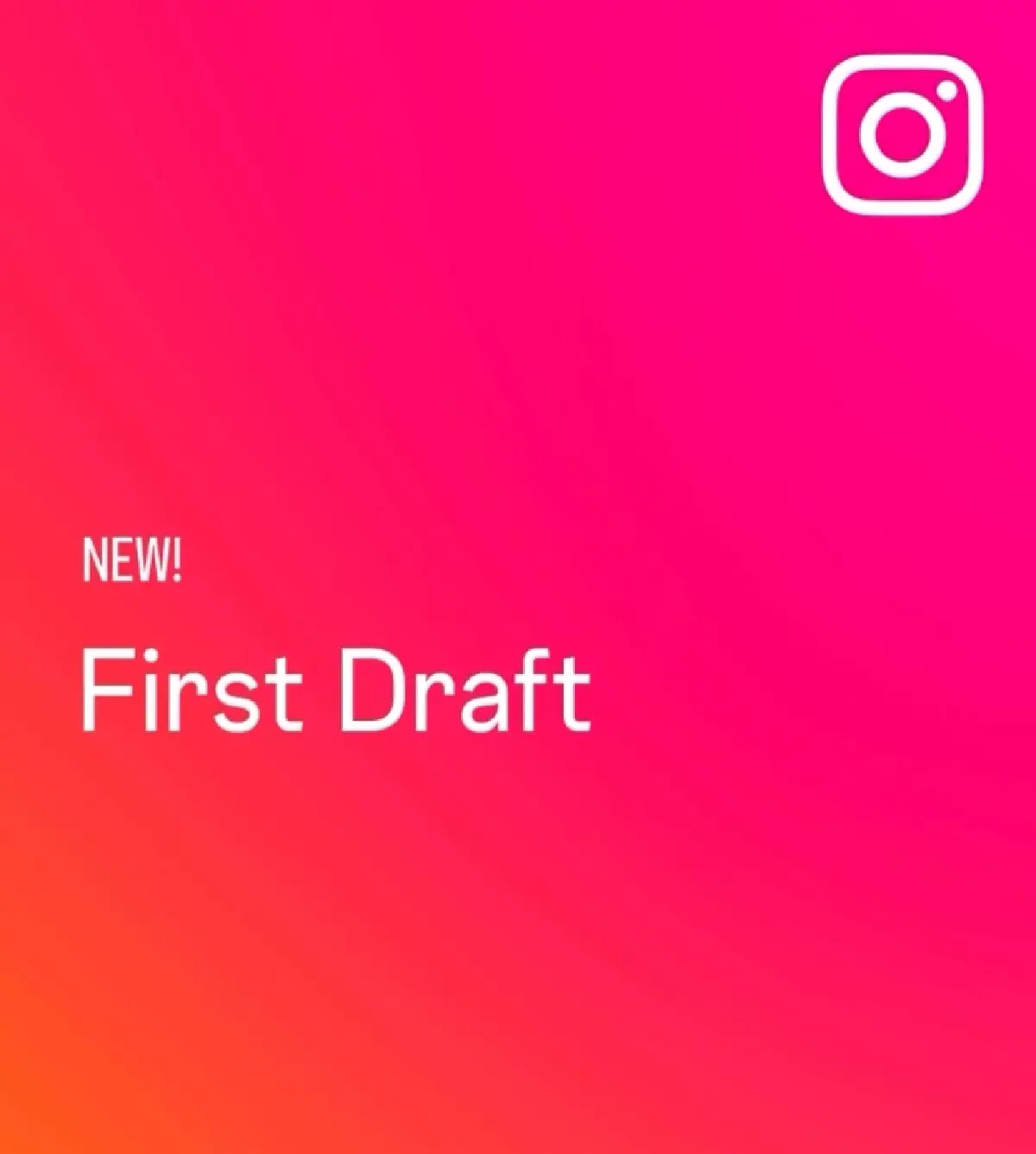Instagram เปิดตัว First Draft ฟีเจอร์ตัด Reels อัตโนมัติใน 10 วินาที