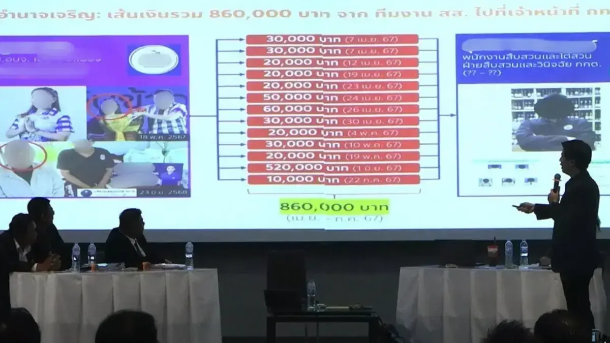 พริษฐ์แฉเส้นเงินคดีฮั้ว สว. พบโอนถึงเจ้าหน้าที่ กกต. 13 ครั้ง