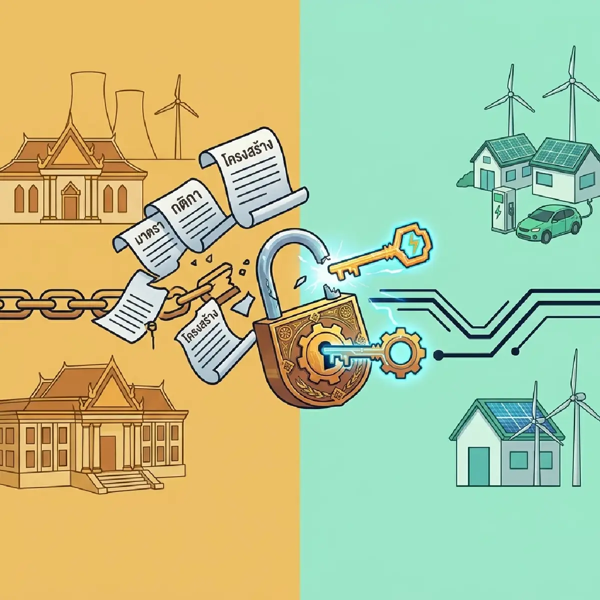 ปลดล็อกกฎหมายไฟฟ้า เมื่อ Smart Grid ไทยติดกับดักโครงสร้างเดิม