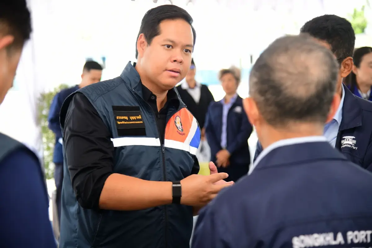 คมนาคมพัฒนาท่าเรือสงขลา เปิด ต.ค. 69 ดันปริมาณสินค้าแตะ 4 ล้านตันต่อปี