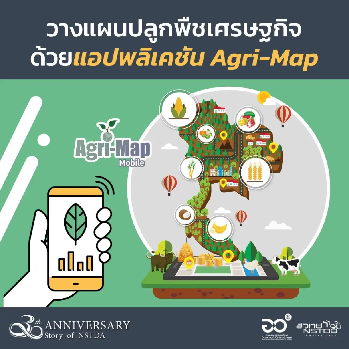 "Agri-Map 2" จากแผนที่หลายใบ สู่ “One Map” สมองกลางของเกษตรไทย