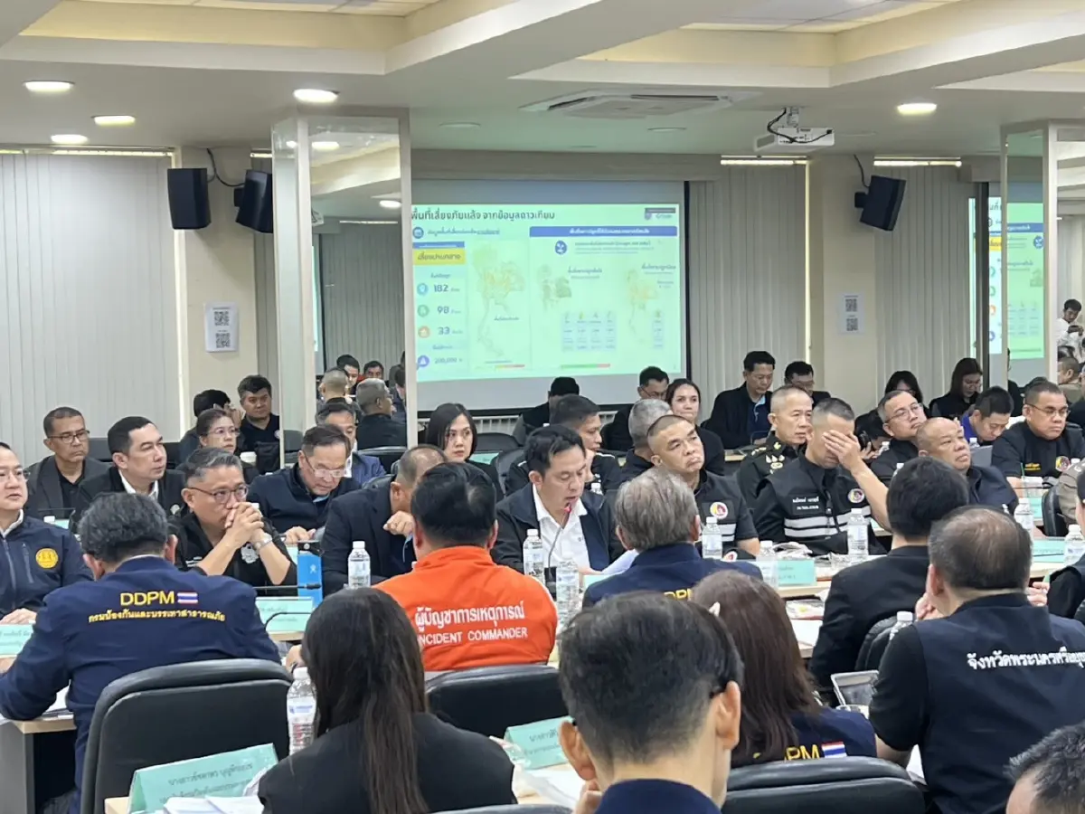GISTDA นำเทคโนโลยีอวกาศและภูมิสารสนเทศ รับมืออุทกภัย-ภัยแล้งภาคกลาง ขานรับข้อสั่งการรองนายกฯ