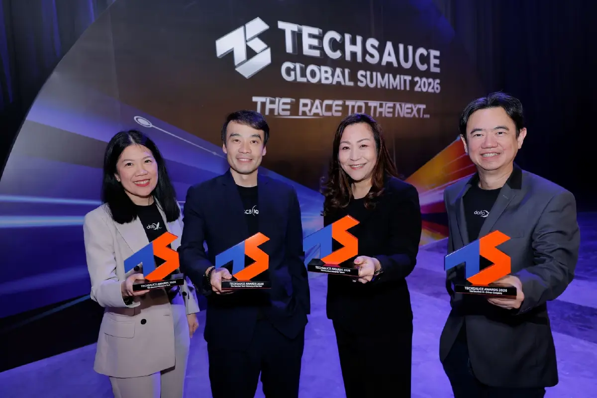 SCBX คว้า 4 รางวัล Techsauce Awards 2026 ตอกย้ำผู้นำ AI-First Organization ขับเคลื่อนด้วยเทคโนโลยีและคน