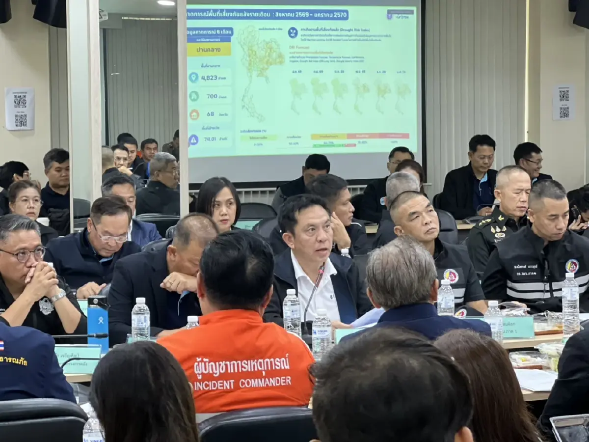 GISTDA นำเทคโนโลยีอวกาศและภูมิสารสนเทศ รับมืออุทกภัย-ภัยแล้งภาคกลาง ขานรับข้อสั่งการรองนายกฯ