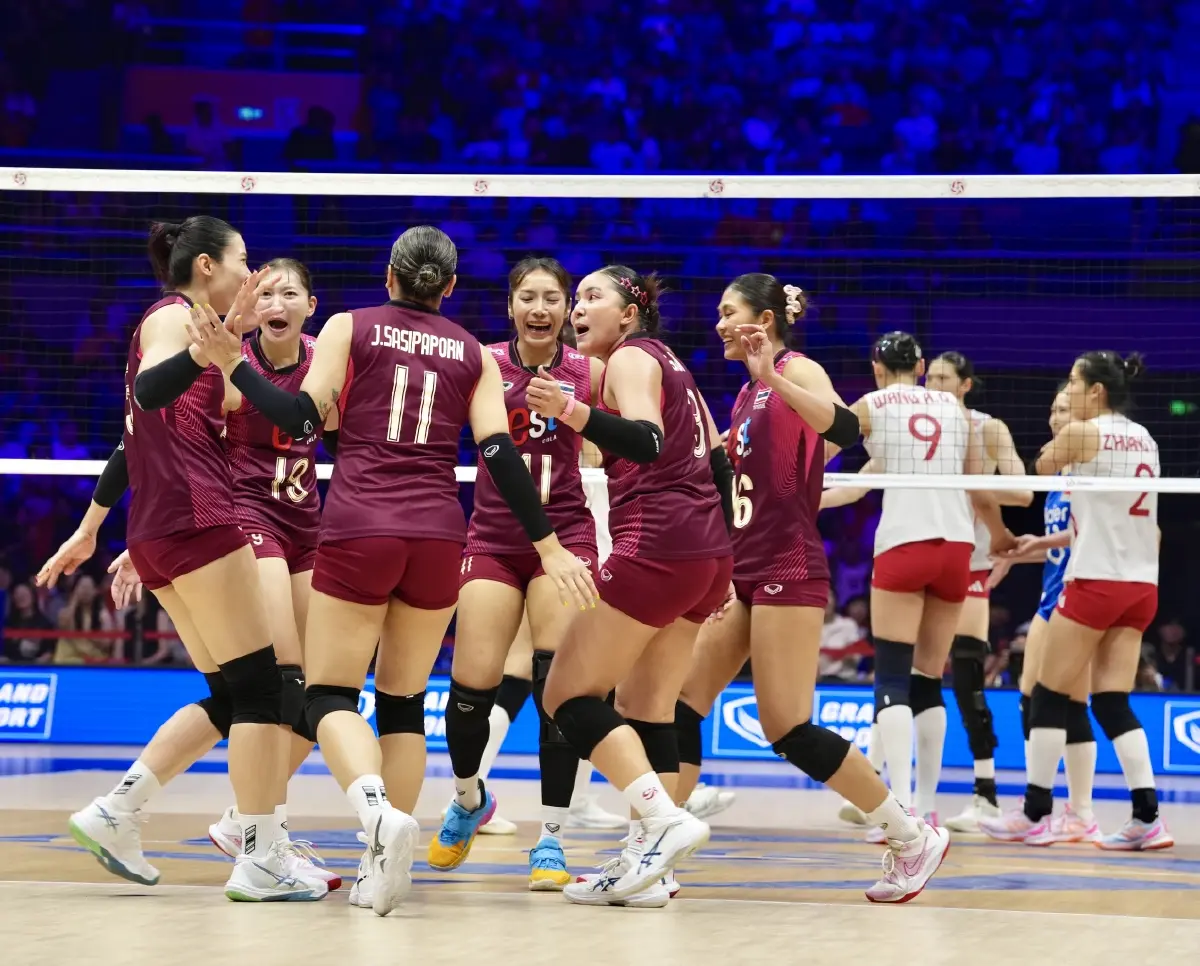 ผลวอลเลย์บอลสาวไทย ตบชนะจีน 3-2 เซต คว้าแชมป์เอเชีย ซิวตั๋วโอลิมปิกครั้งแรก