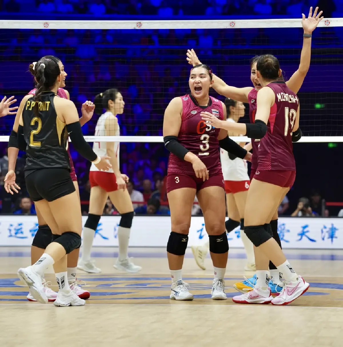 ผลวอลเลย์บอลสาวไทย ตบชนะจีน 3-2 เซต คว้าแชมป์เอเชีย ซิวตั๋วโอลิมปิกครั้งแรก