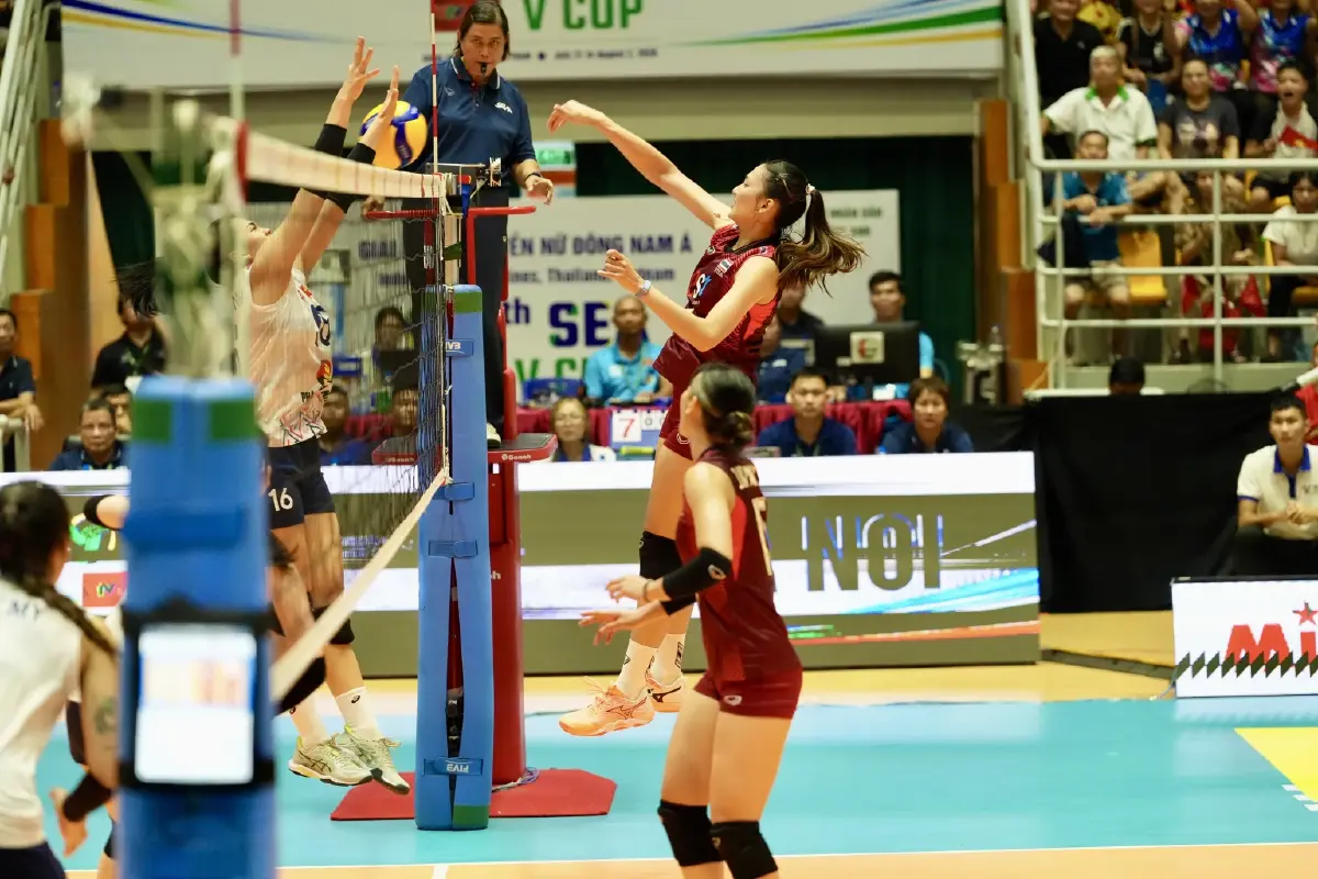 นักตบสาวไทยตบดับเวียดนาม 3-0 คว้าแชมป์ SEA V Cup 2026 สนามแรก