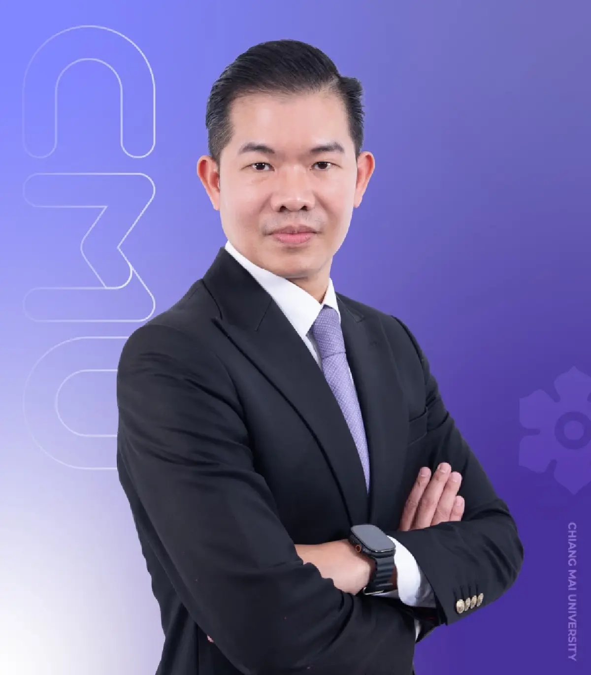 รองศาสตราจารย์ ดร.ชนม์เจริญ แสวงรัตน์ ผู้ช่วยอธิการบดี มหาวิทยาลัยเชียงใหม่
