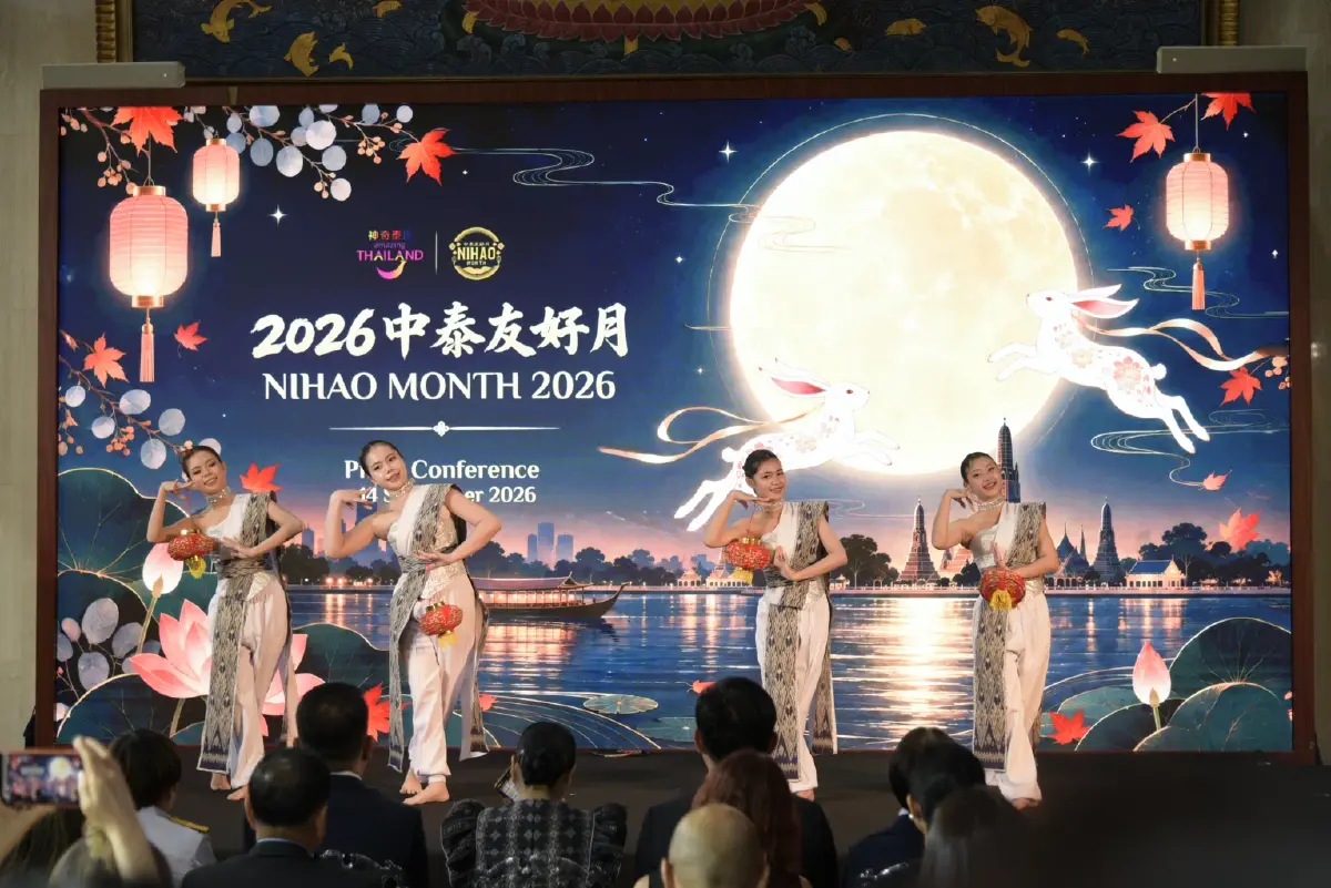Nihao Month 2026เร่งดึงจีนเที่ยวไทย 2.5 แสนคน คาดเงินสะพัด 1.15 หมื่นล้าน