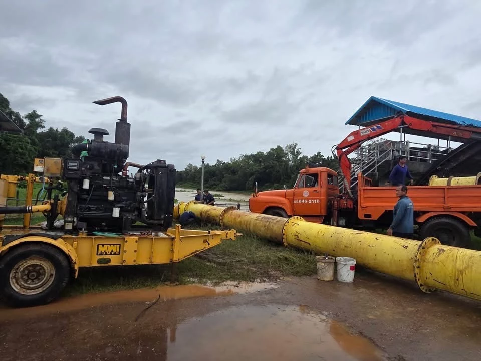 กรมชลฯ เร่งระบายน้ำภาคตะวันออก หลังฝนสะสมสูง 300 - 500 มม. ลดผลกระทบประชาชน