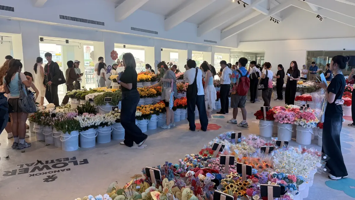 เปิดพิกัดเทศกาลดอกไม้ริมเจ้าพระยา Bangkok Flower Festival 2026 มีอะไรให้ทำบ้าง?