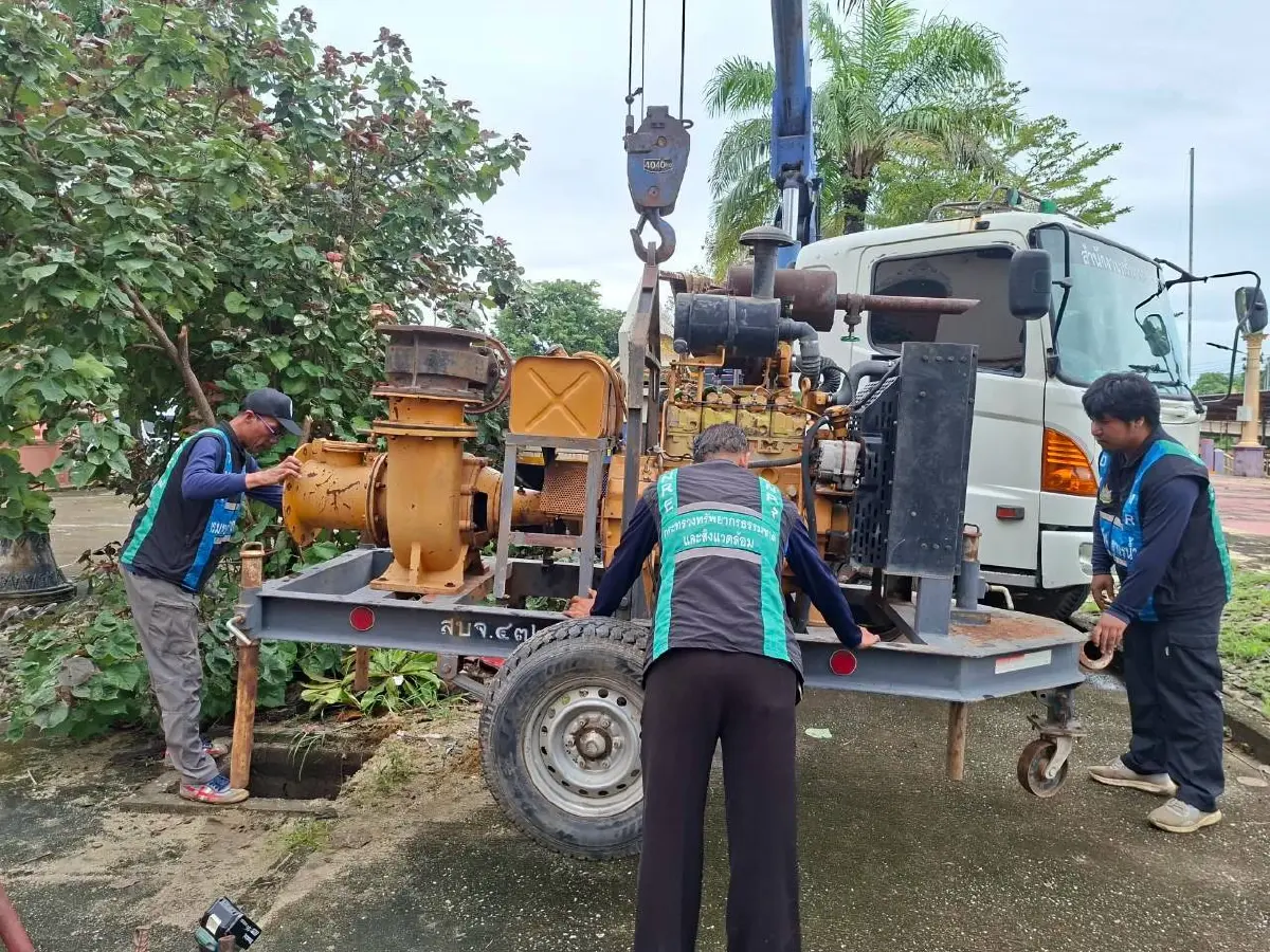 สุชาติสั่ง ทส. ระดมเครื่องสูบน้ำช่วยน้ำท่วม เล็งเปิดพื้นที่พักพิง