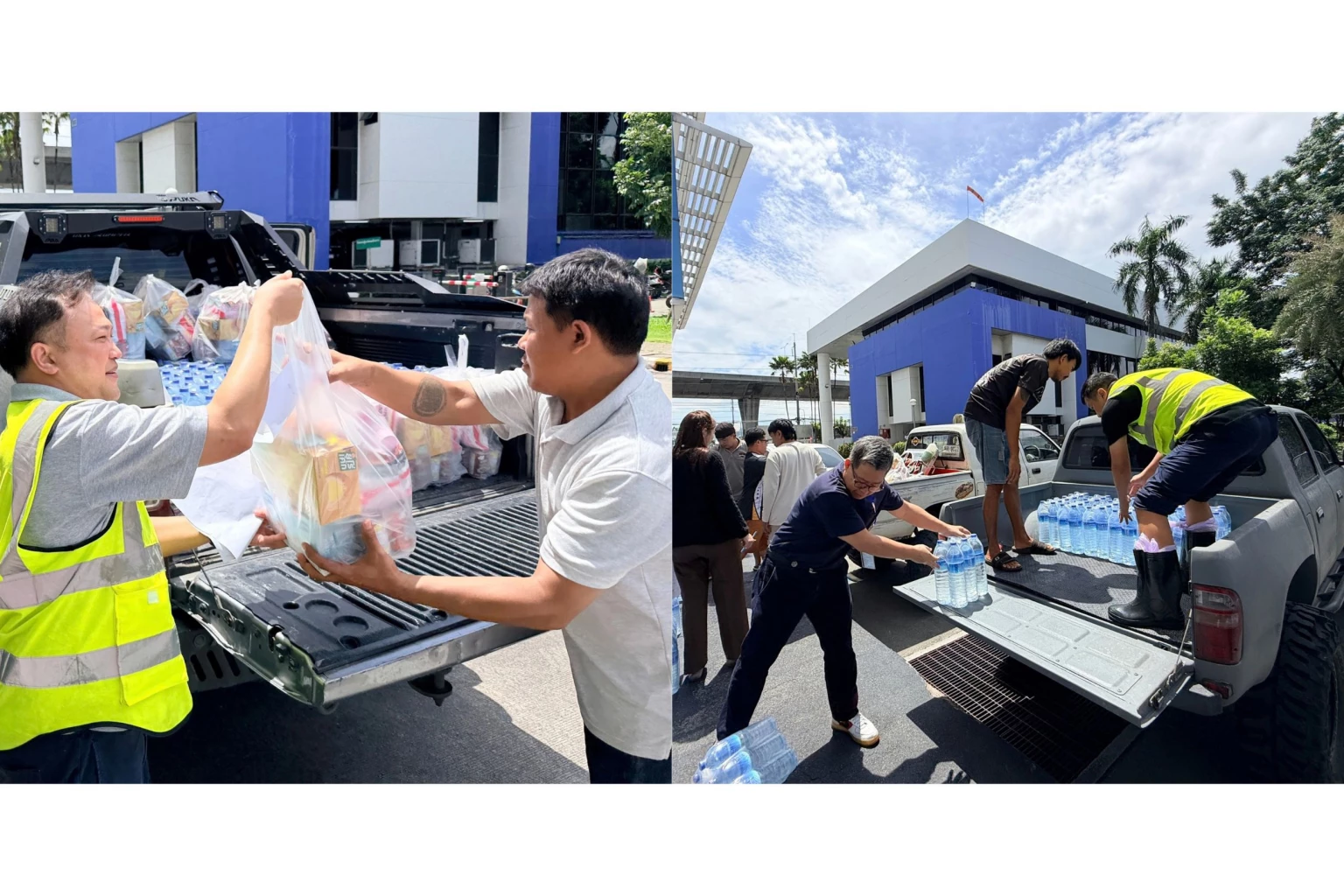 TOA ระดมจิตอาสาลงพื้นที่มอบถุงยังชีพ-สิ่งของจำเป็น ช่วยเหลือพนักงานประสบภัยน้ำท่วม
