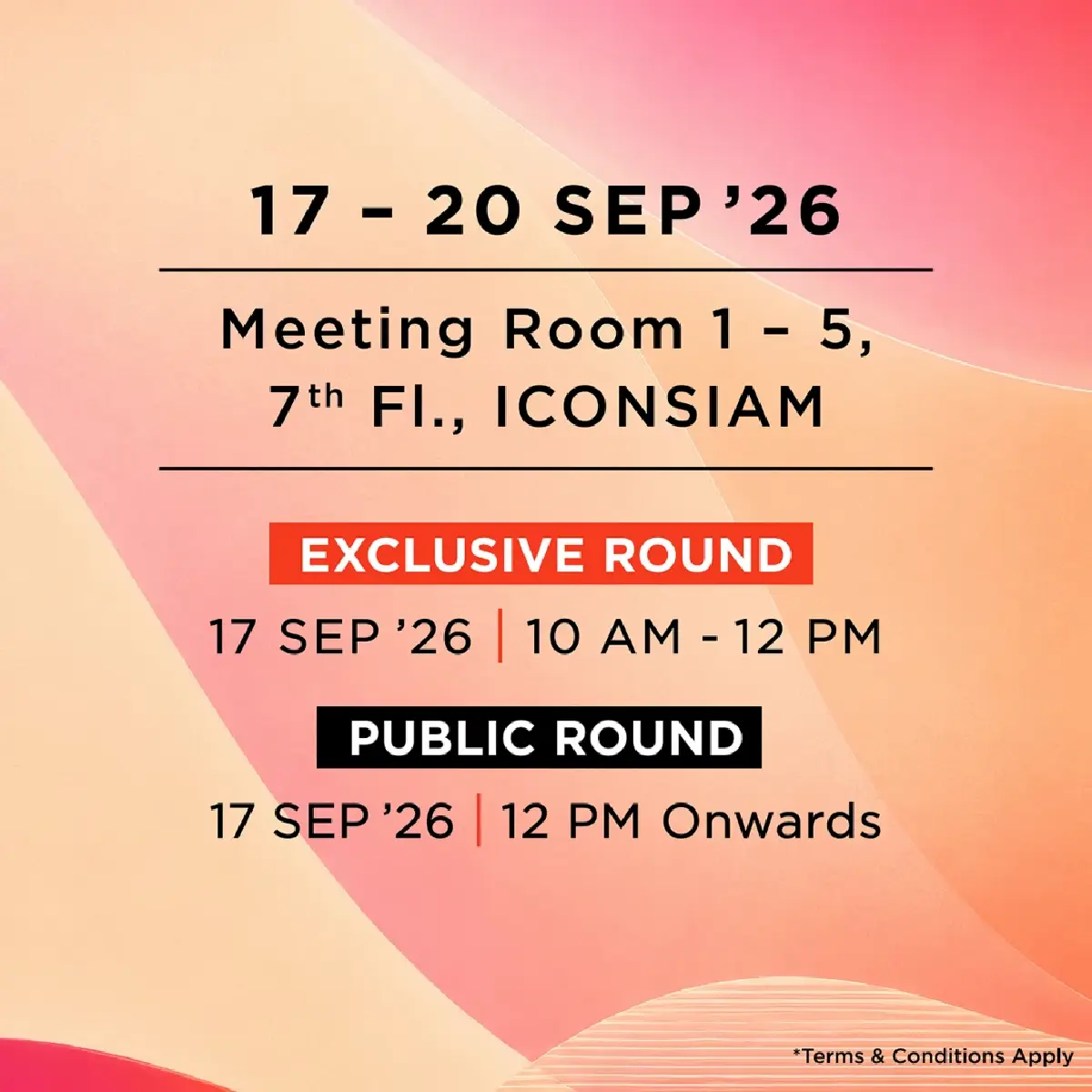 ไอคอนสยาม จัดงานมหาปรากฏการณ์แฟชั่นเซลล์แห่งปี  “ICONSIAM Friends & Family Sale 2026”