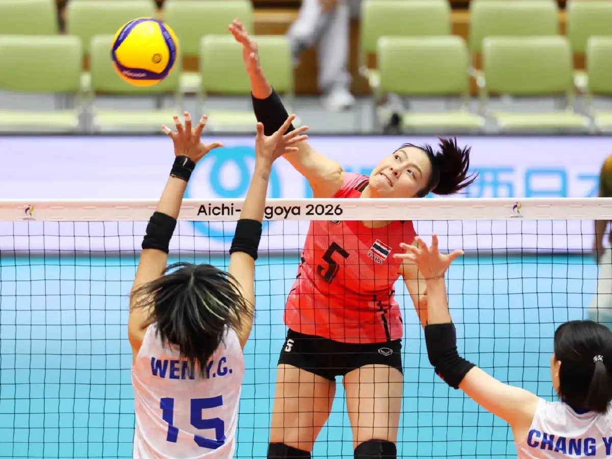 LIVE ดูวอลเลย์บอลสด วอลเลย์บอลหญิงไทย พบ อินโดนิเซีย เอเชียนเกมส์ 2026 วันนี้