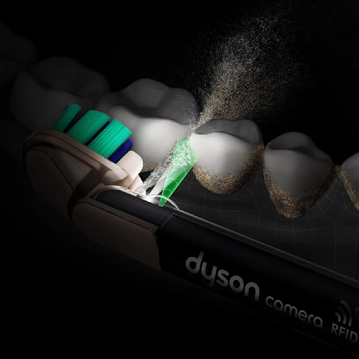 Dyson ส่งแปรงสีฟันอัจฉริยะ ติดกล้อง AI ประมวลผลฉีดน้ำเรียลไทม์