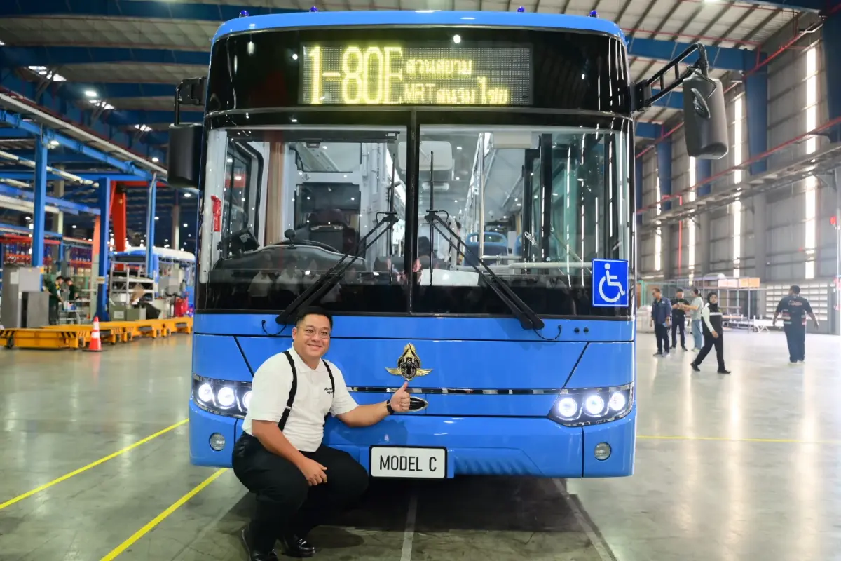 ขสมก.เช็กความพร้อมโรงงานไทย ผลิตรถเมล์ไฟฟ้า 1,520 คัน
