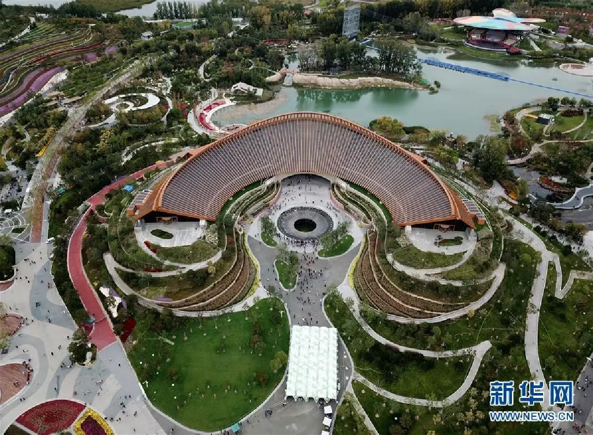 ภาพมุมสูง Beijing Expo 2019
