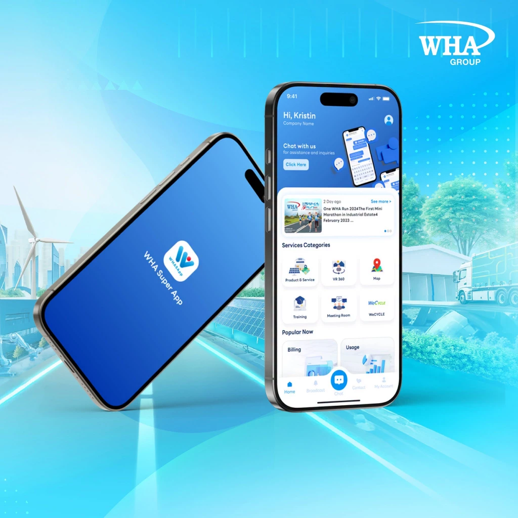 ยกระดับประสบการณ์การให้บริการเพื่อลูกค้า WHA Group เปลี่ยนการบริหารจัดการองค์กร โรงงาน คลังสินค้า และระบบสาธารณูปโภค
